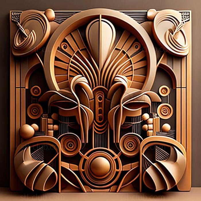 3D model art deco (STL)